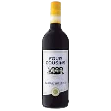 Four Cousins Sweet Red Wine - 75cl